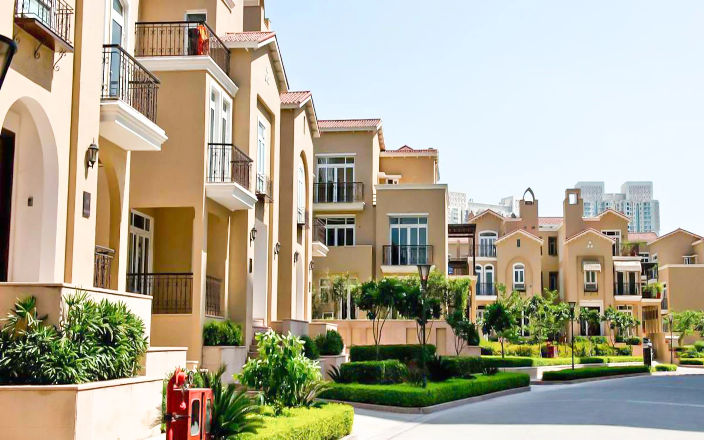 Privana North towers in daylight