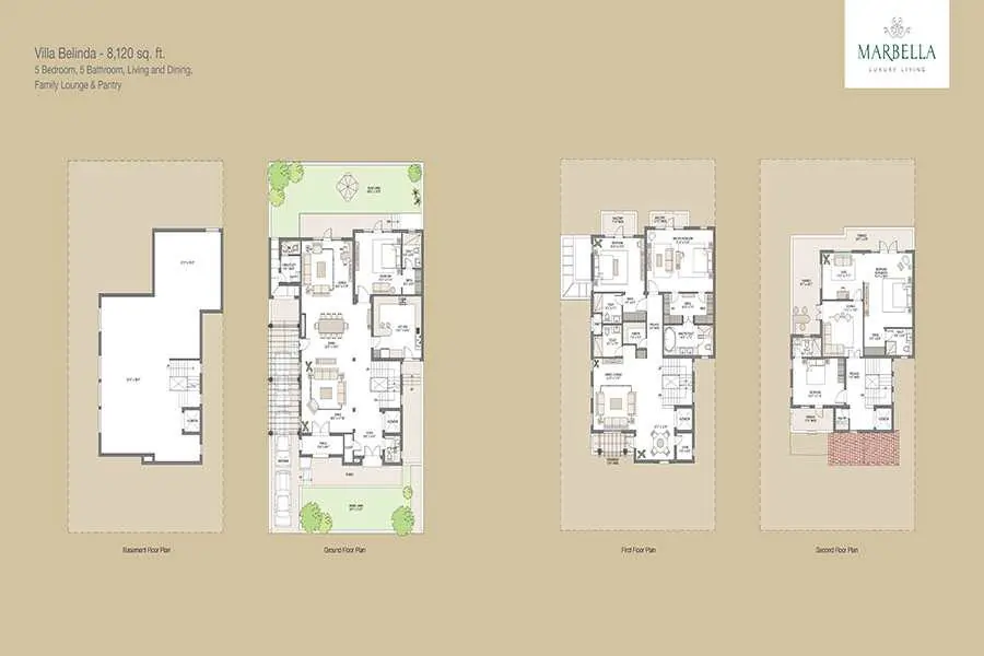 4.5 BHK detailed plan